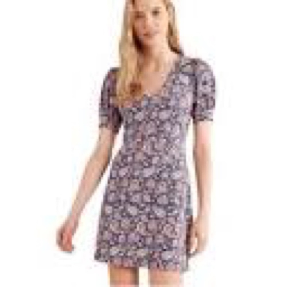Boden Blue Paisley Midi Dress NWT